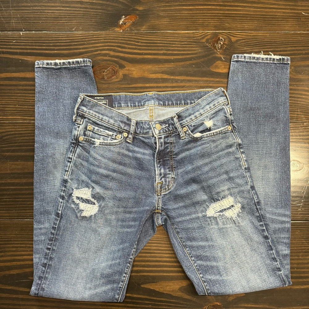 Like New Abercrombie & Fitch Super Skinny Stretch Jeans 29x32